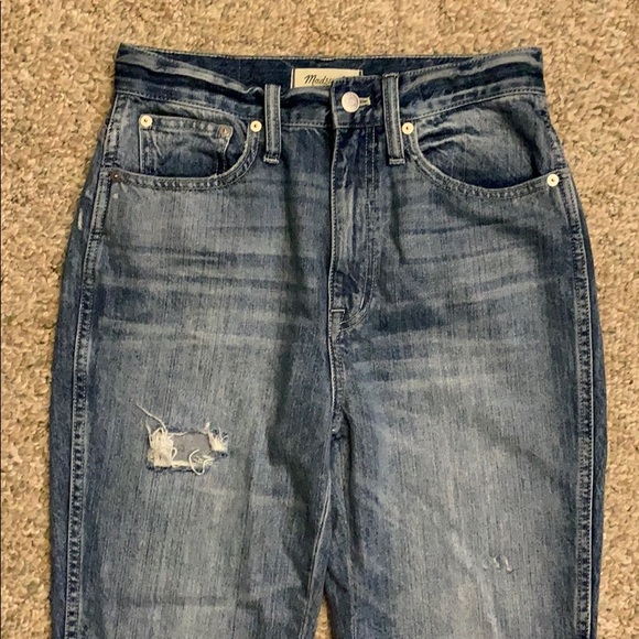 Madewell High Rise Demi Wide Leg Crop Jeans 26 - Picture 4 of 8